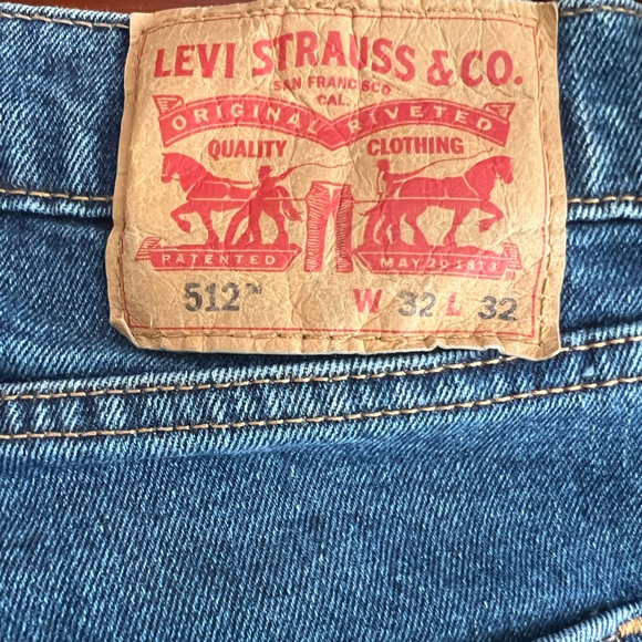 Levi's Men's Denim Straight Jeans - Picture 2 of 2